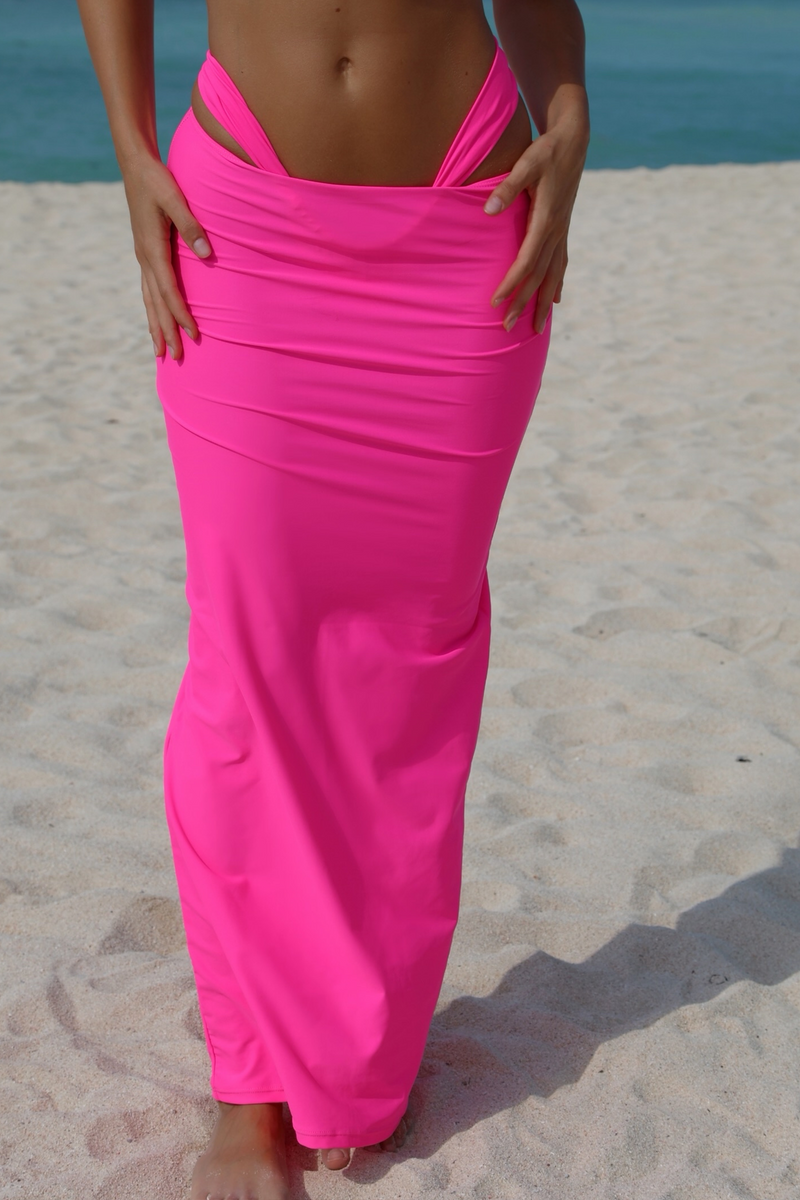 Essentials 'Hot Pink' Maxi Skirt